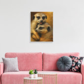 Toile Affection de Meerkat (Insitu(Salon))