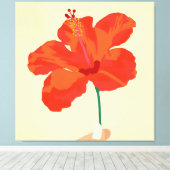 Toile Affection Hibiscus (Insitu (Plancher de Bois))