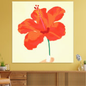 Toile Affection Hibiscus (Insitu(Salon))