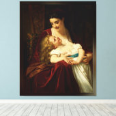 Toile Affection maternelle de Hugues Merle (Insitu (Plancher de Bois))