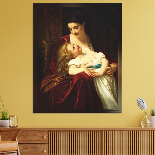 Toile Affection maternelle de Hugues Merle (Insitu(Salon))