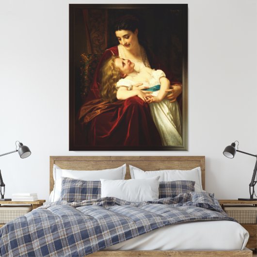 Toile Affection maternelle de Hugues Merle (Insitu(Chambre))