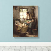 Toile Affection mère (huile sur toile) (Insitu (Plancher de Bois))