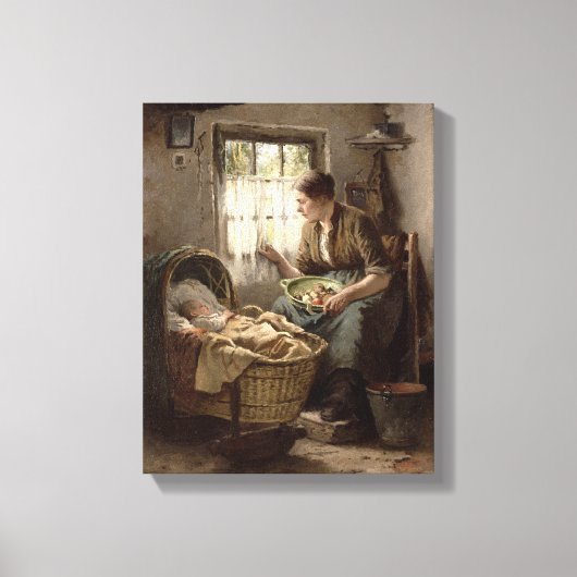 Toile Affection mère (huile sur toile) (Recto)