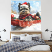 Toile Affenpinscher Chien dans la corniche laissez-le ne (Insitu(Chambre))