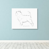 Toile Affenpinscher sketch (Insitu (Plancher de Bois))