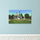 Toile Affichage avec le bloc State Capitol à distance (Insitu (Plancher de Bois))