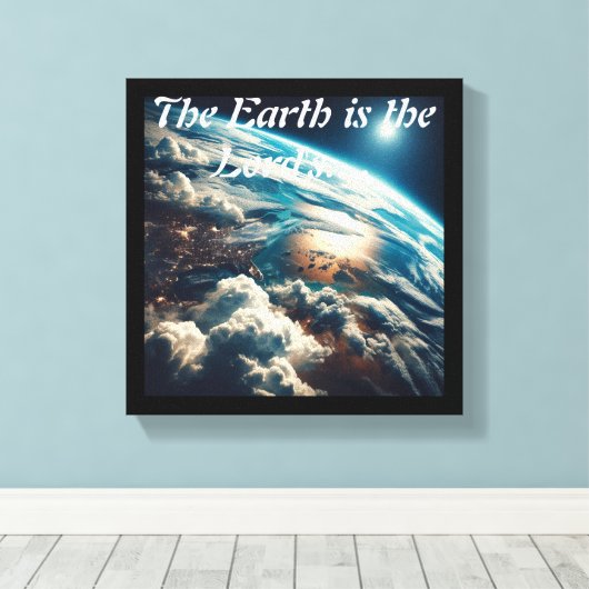 Toile affiche (Insitu (Plancher de Bois))