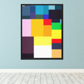 Toile Affiche Abstraite Couleur Moderne (Insitu (Plancher de Bois))