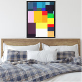Toile Affiche Abstraite Couleur Moderne (Insitu(Chambre))
