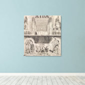 Toile Affiche annonçant une performance (Insitu (Plancher de Bois))