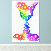 Toile Affiche d'amour colorée (Insitu (Plancher de Bois))