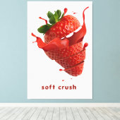 Toile Affiche d'art mural de fruits Splash d'été (Insitu (Plancher de Bois))