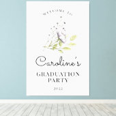 Toile Affiche de bienvenue 2022 Fleur sauvage (Insitu (Plancher de Bois))