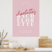 Toile Affiche de bienvenue Brody Bachelorette (Cuisine)