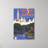 Toile Affiche de Budapest (Recto)