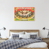 Toile Affiche De Cirque De 63 Chevaux En Une Seule Cercl (Insitu(Chambre))