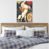 Toile Affiche De Cirque De Madame Ada Castello Sur Un Ch (Insitu(Chambre))