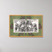 Toile Affiche De Cirque D'Éléphants Jouant D'Instruments (Recto)