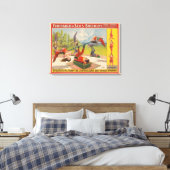 Toile Affiche de cirque montrant des actes acrobatiques, (Insitu(Chambre))