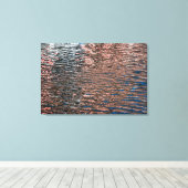Toile Affiche de couleur abstraite de reflets d'eau (Insitu (Plancher de Bois))