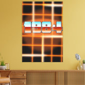 Toile Affiche de dessin animé électronique 1984. (Insitu(Salon))