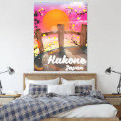 Toile Affiche de fleurs de Hakone japon. (Insitu(Chambre))