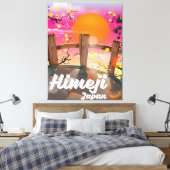 Toile Affiche de fleurs de Himeji Japon. (Insitu(Chambre))