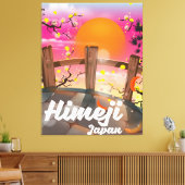 Toile Affiche de fleurs de Himeji Japon. (Insitu(Salon))