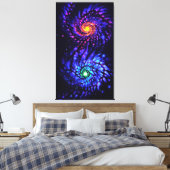 Toile Affiche de galaxies colorées (Insitu(Chambre))