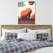 Toile Affiche de la course de ballon à air chaud Gordon  (Insitu(Chambre))