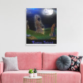 Toile Affiche de l'art de l'île de Pâques (Insitu(Salon))