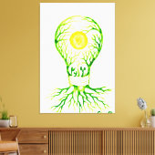 Toile Affiche de l'énergie verte (Insitu(Salon))