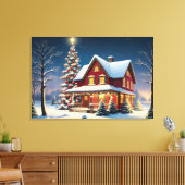 Toile Affiche de Noël (Insitu(Salon))