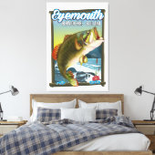 Toile Affiche de pêche à Eyemouth Berwickshire Écosse. (Insitu(Chambre))