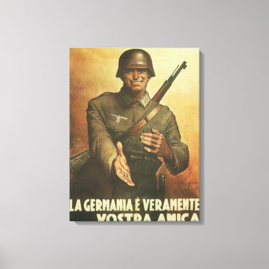 Toile Affiche de propagande en Allemagne (Recto)