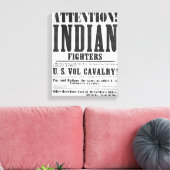 Toile Affiche de recrutement pour la U.S. Volunteer Cava (Insitu(Salon))