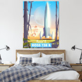 Toile Affiche de science-fiction Ross 128 B (Insitu(Chambre))
