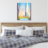 Toile Affiche de science-fiction Ross 128 B (Insitu(Chambre))