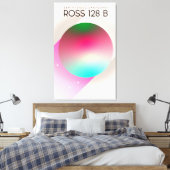 Toile Affiche de science-fiction Ross 128B (Insitu(Chambre))