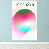 Toile Affiche de science-fiction Ross 128B (Insitu (Plancher de Bois))