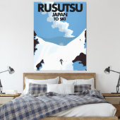 Toile Affiche de ski Rusutsu Japon (Insitu(Chambre))
