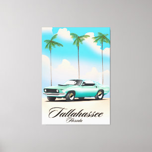 Toile Affiche de Tallahassee Florida Travel.