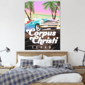 Toile Affiche de vacances à Corpus Christi Texas (Insitu(Chambre))