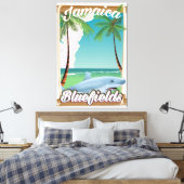 Toile Affiche de vacances à la plage de Bluefields, Jama (Insitu(Chambre))