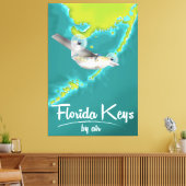 Toile Affiche de vacances dans les Florida Keys (Insitu(Salon))