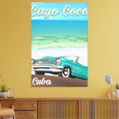 Toile Affiche de vacances de Cayo Coco (Insitu(Salon))