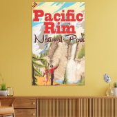 Toile Affiche de vacances du parc national du Canada Pac (Insitu(Salon))