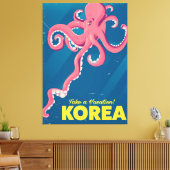 Toile Affiche de vacances en Corée (Insitu(Salon))