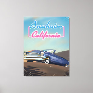Toile Affiche de voyage à Anaheim Californie